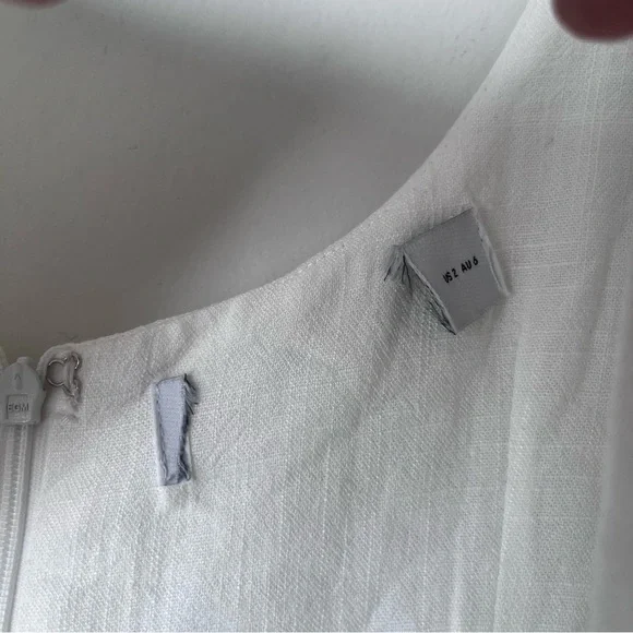 Petal & Pup White Apollo Twist Front Cut Out Midi Dress 2 - Picture 3 of 14